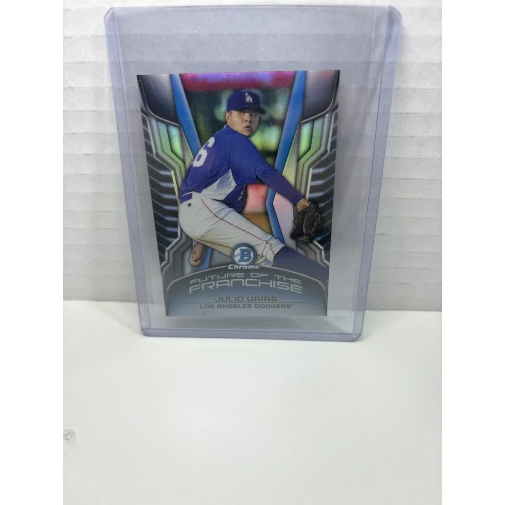 JULIO URIAS, 2014 BOWMAN CHROME,‎ FUTURE OF THE FRANCHISE MINI #FF-JU, DODGERS